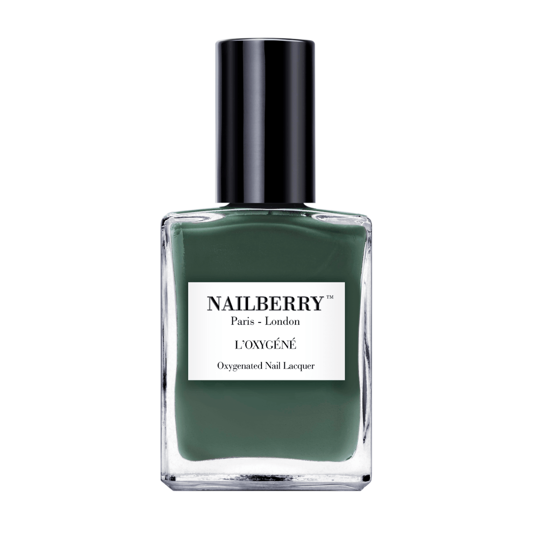 Nailberry nail polish bottle Vive La Vegan against white background.