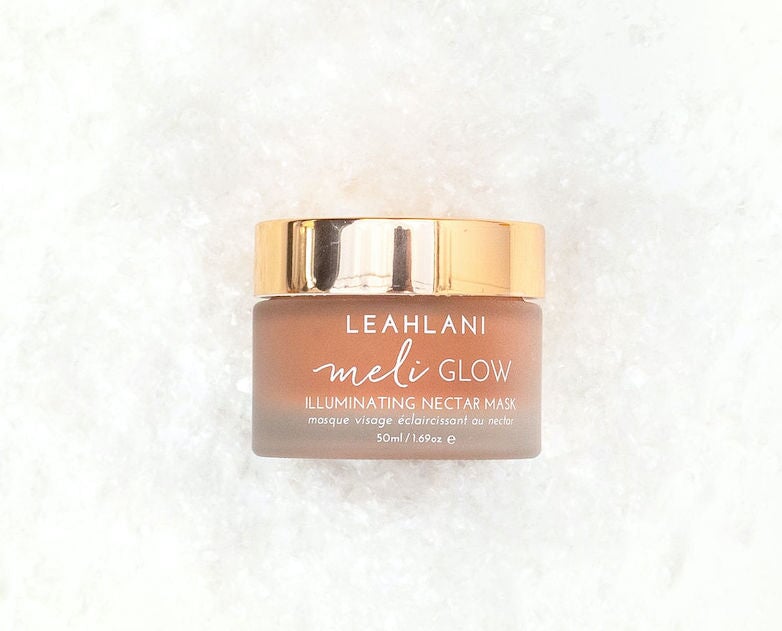Meli Glow Mask von Leahlani – tropische Gesichtsmaske in luxuriösem Tiegel North Glow