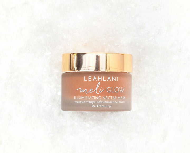 Meli Glow Mask von Leahlani – tropische Gesichtsmaske in luxuriösem Tiegel