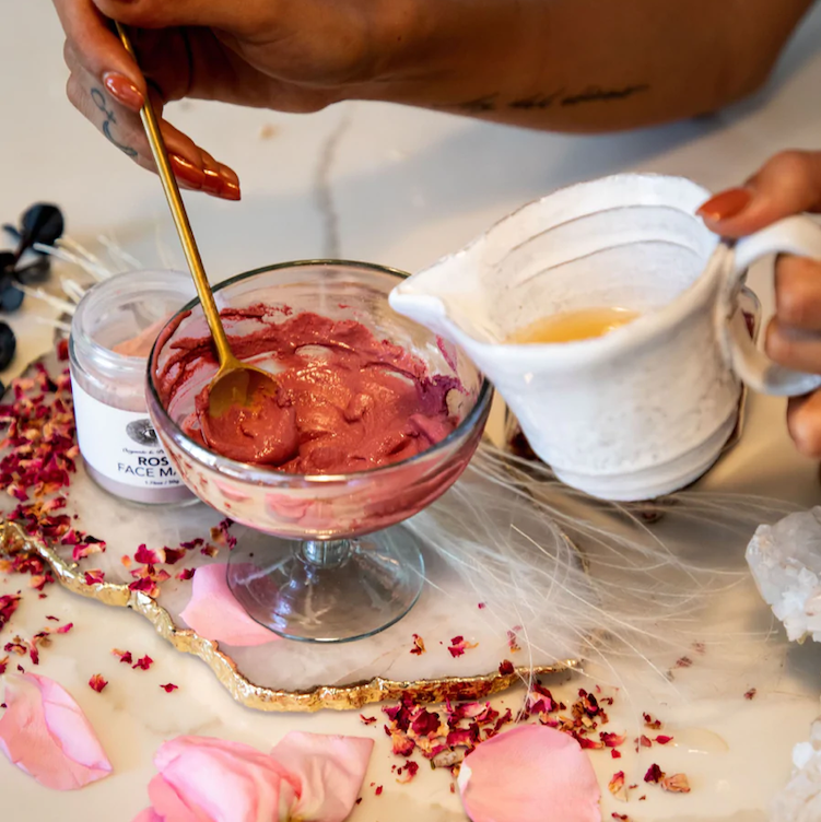 ROSE FACE MASK | Gesichtsmaske ANIMA MUNDI North Glow