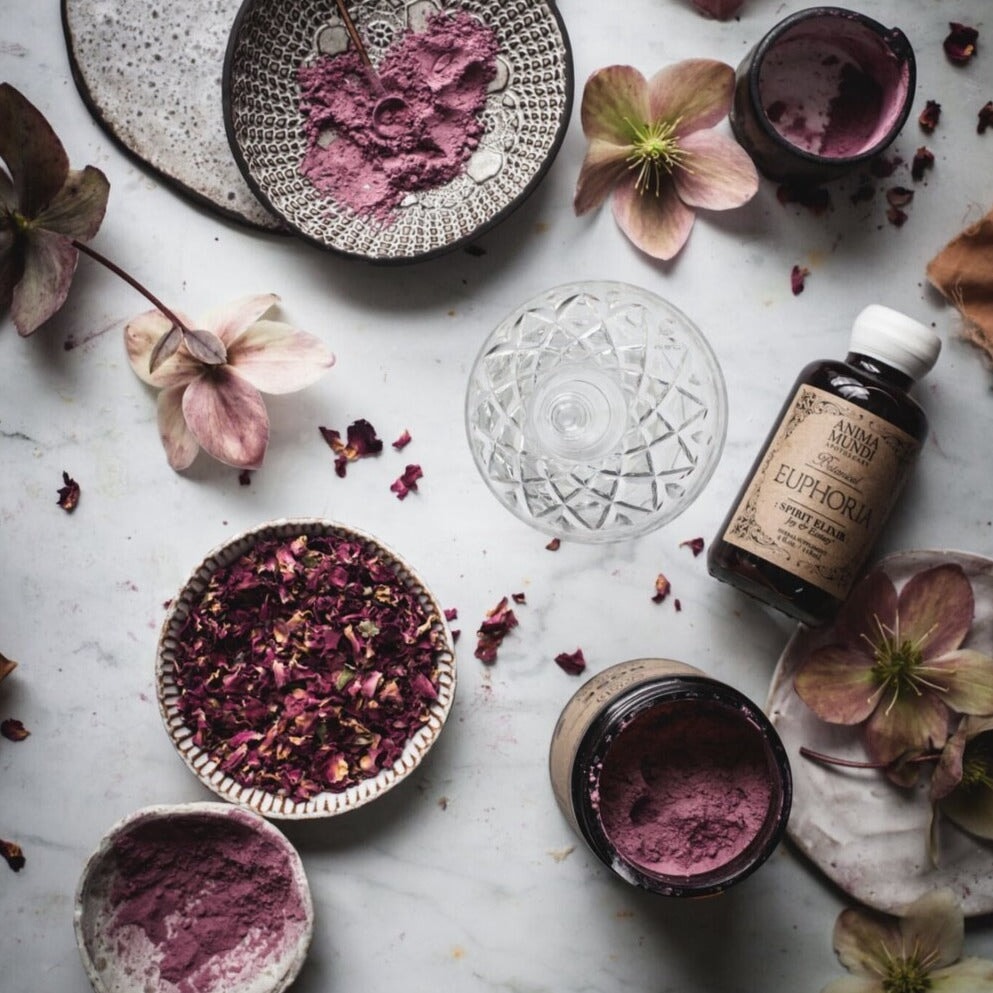 ROSE - Open Heart Pulver aus Rosenblüten von ANIMA MUNDI North Glow