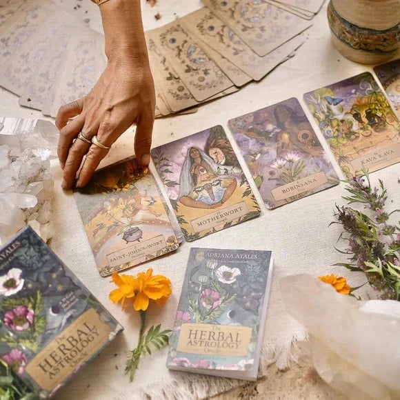 THE HERBAL ASTROLOGY ORACLE | Orakeldeck ANIMA MUNDI North Glow
