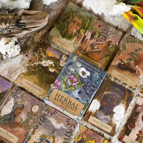 THE HERBAL ASTROLOGY ORACLE | Orakeldeck ANIMA MUNDI North Glow