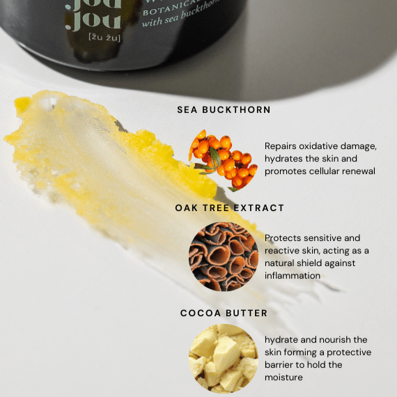 WILD THINGS - versatile beauty balm with sea buckthorn, cocoa butter and oak extract