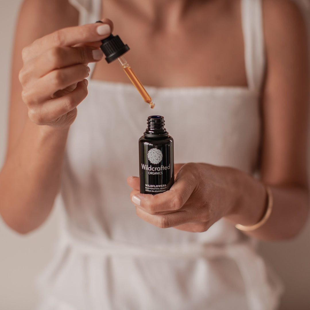 Wildflowers Rejuvenating Serum - Anti-Aging Serum with CoQ10, Vitamin C and Squalane North Glow