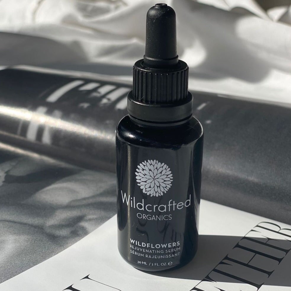Wildflowers Rejuvenating Serum - Anti-Aging Serum with CoQ10, Vitamin C and Squalane North Glow